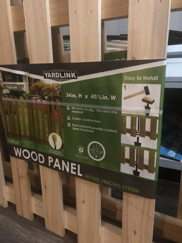 Install instructions right on front