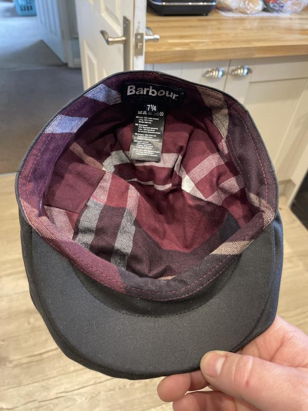 Barbour waxed cotton flat 2024 cap