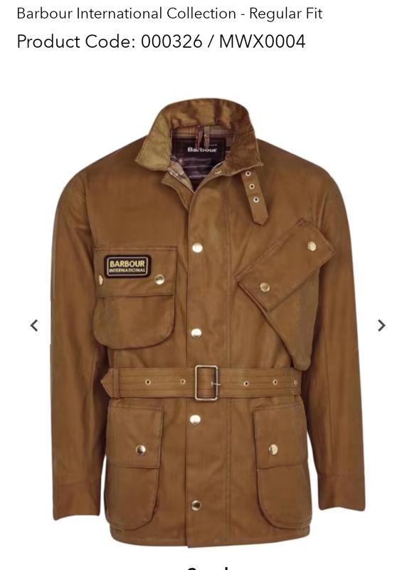 Original barbour wax sales jacket