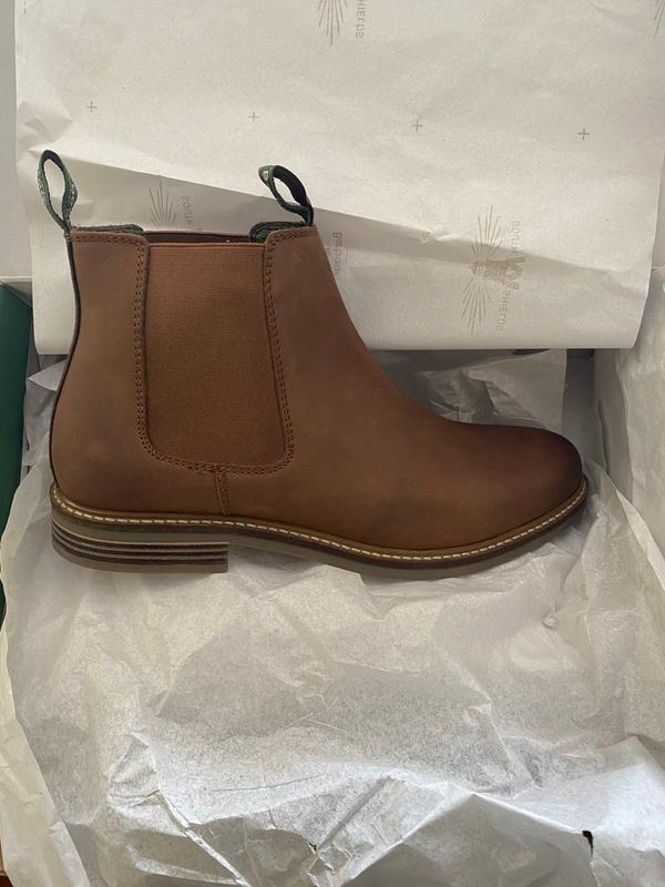 Barbour farsley chelsea boots cheap dark tan