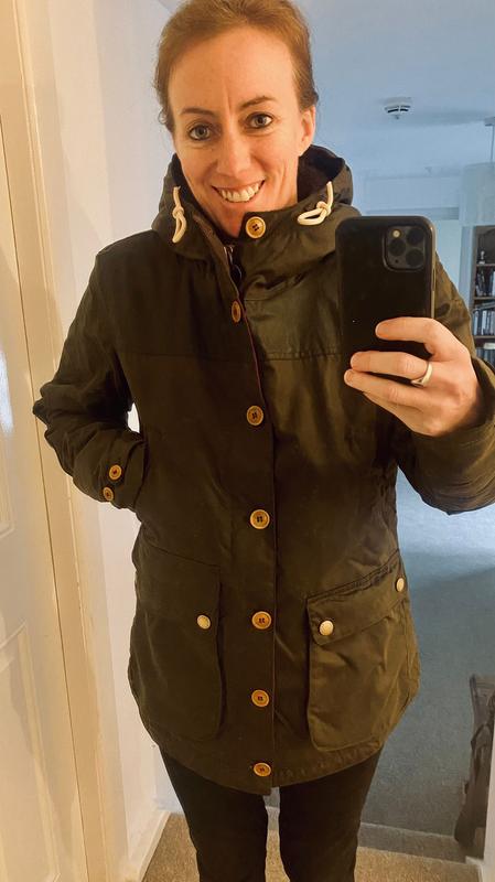 Barbour game discount waxed parka jacket