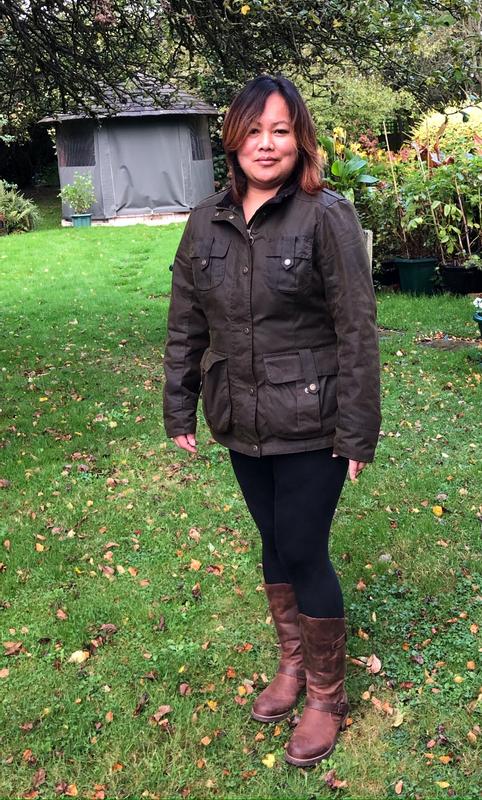 Barbour ladies deals defence jacket