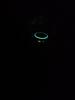 Dark room pic. The light pulses, this is the dimmest pulse, it will get get brighter.