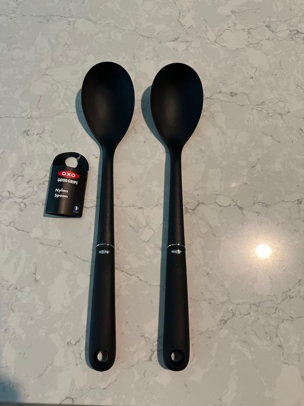 OXO Good Grips Black Nylon Serving Spoon With Soft comfortable grip
