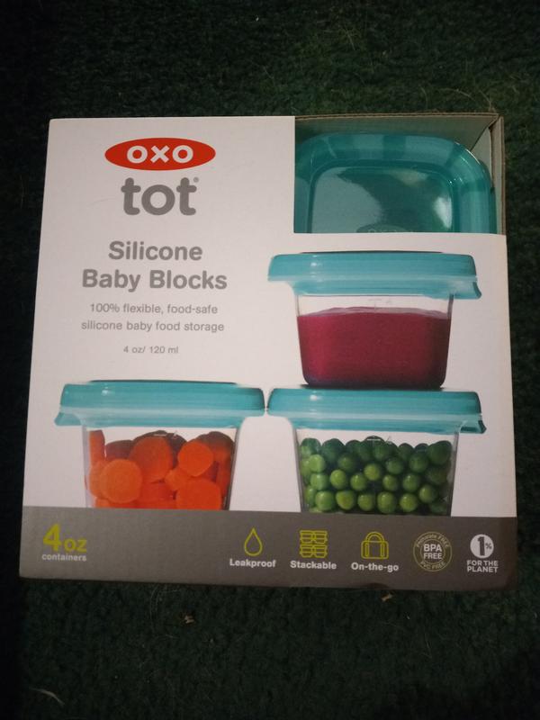 Oxo tot glass baby best sale blocks silicone