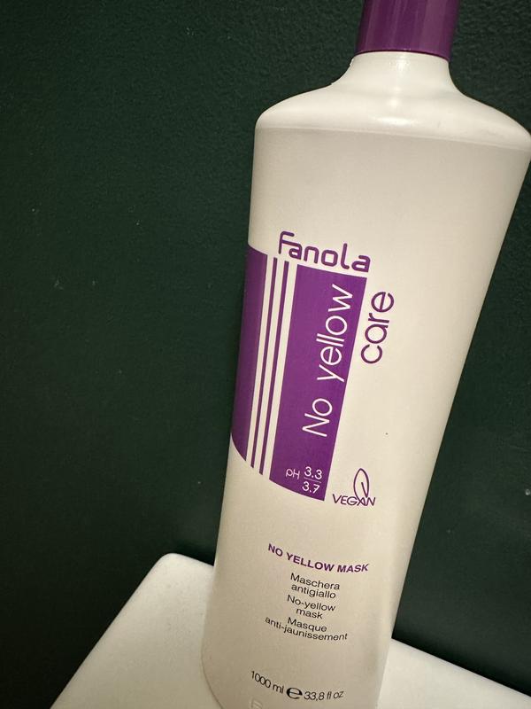 Fanola ノイエローマスク 1000ml 2本セット Fanola No Yellow Mask - Neutralize Brassiness, Maintain Blonde