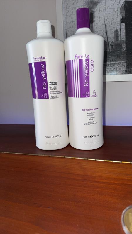 Fanola No Yellow Shampoo and Mask 1000ml Bundle | Oz Hair & Beauty