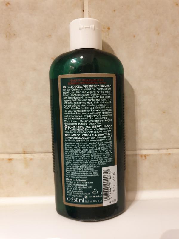 Age Energy Shampoo Bio-Coffein LOGONA Naturkosmetik 