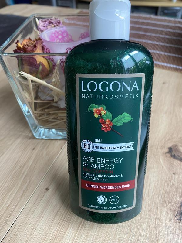 Age Energy Naturkosmetik Shampoo LOGONA | Bio-Coffein