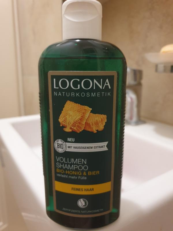 Volumen Shampoo Bier & Naturkosmetik Bio-Honig LOGONA 