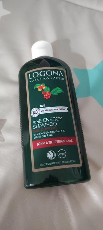 Naturkosmetik Energy Shampoo Age | LOGONA Bio-Coffein