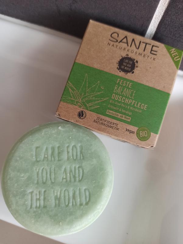 Feste Balance Duschpflege Bio-Aloe Vera & Mandelöl | SANTE Naturkosmetik | Duschgele