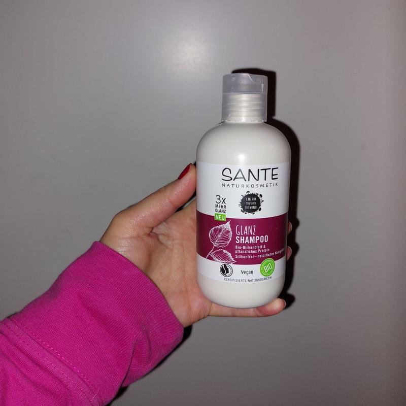 Glanz Shampoo Bio-Birkenblatt | Protein pflanzliches Naturkosmetik SANTE 