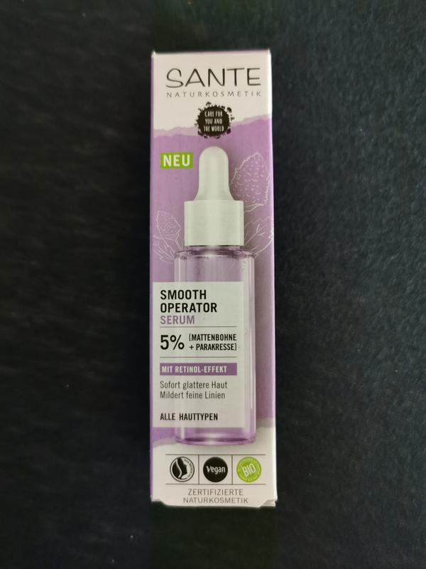 SANTE Naturkosmetik & Operator mit Glycerin Glättendes Serum | Parakresse Mattenbohne, Smooth