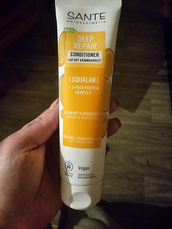 SANTE Naturkosmetik Deep Repair Conditioner – 150 Ml, Mit Squalan & 3-Fach Protein, Für Trockenes Haar, Vegan