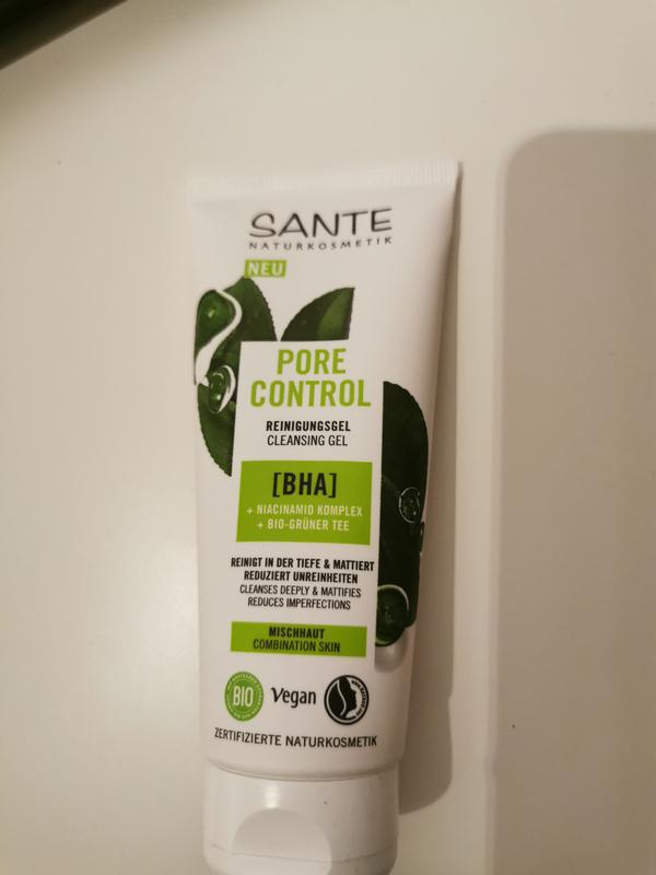 | SANTE Control mit Pore Tee Komplex BHA, & Niacinamid Bio-Grüner Reinigungsgel Naturkosmetik
