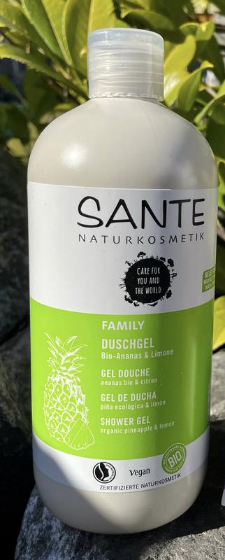 Duschgel Bio-Ananas & Limone | SANTE Naturkosmetik | Duschgele