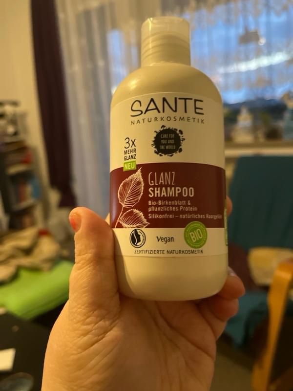 Naturkosmetik SANTE Shampoo pflanzliches Glanz & Protein Bio-Birkenblatt |