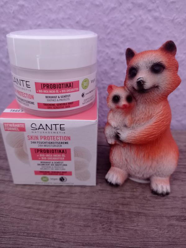 Skin Protection 24h Feuchtigkeitscreme mit SANTE | & Probiotika, Bio-Sheabutter Naturkosmetik Bio-Inca Inchi-Öl