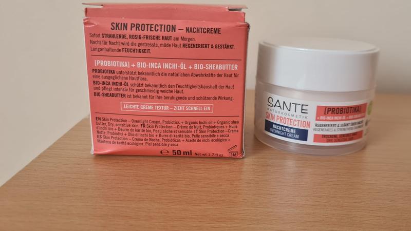 Skin Protection Nachtcreme mit Probiotika, Bio-Inca Inchi-Öl &  Bio-Sheabutter | SANTE Naturkosmetik