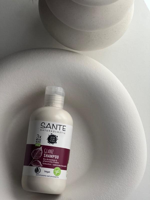 Glanz Shampoo Bio-Birkenblatt & pflanzliches Naturkosmetik Protein SANTE 