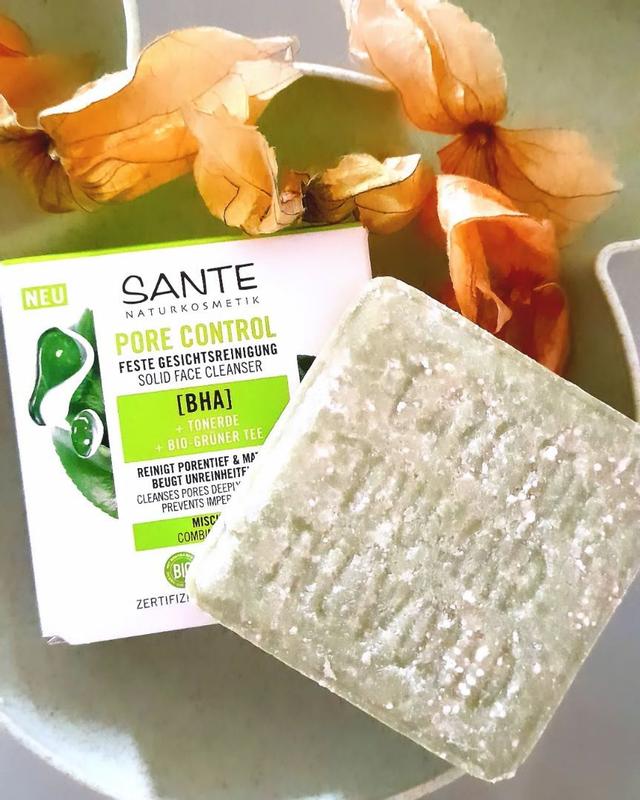 SANTE Naturkosmetik Pore Control Reinigungsgel – 100 Ml, Mit BHA & Niacinamid, Für Fettige Haut & Unreinheiten