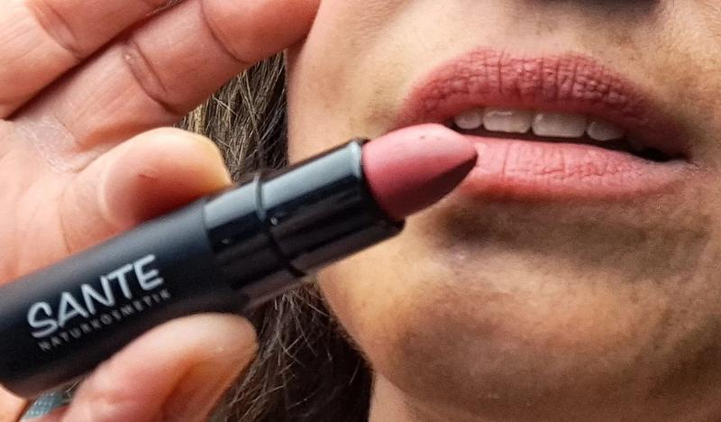 04 SANTE Lipstick Naturkosmetik Pure | Matte Rosewood