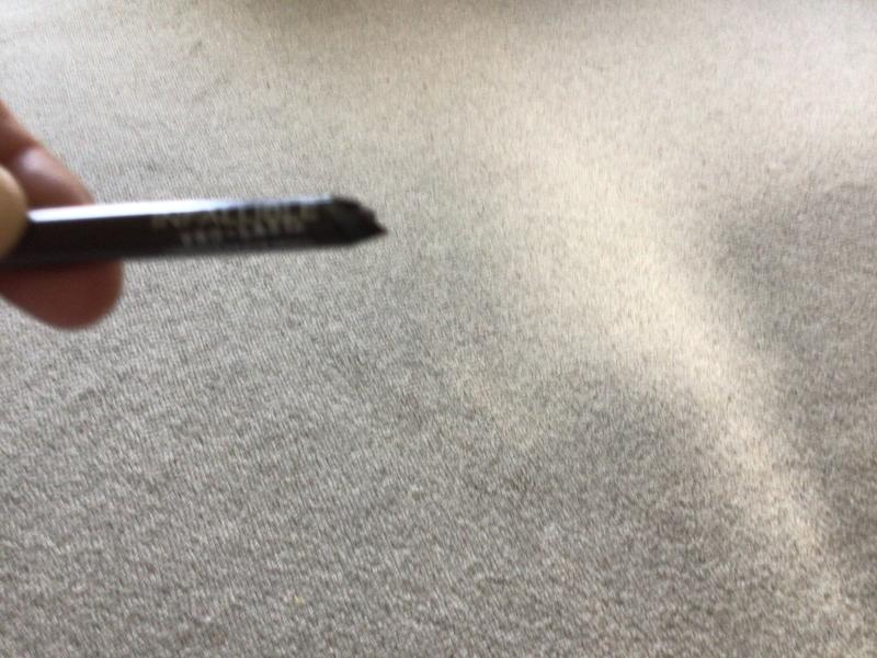 Sharp plastic point prohibits crayon use
