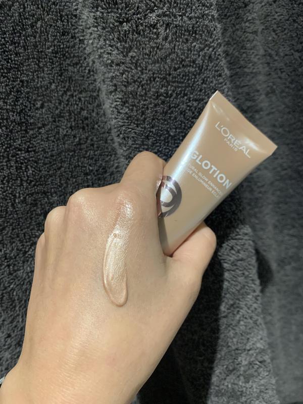 Product applied on the back of hand