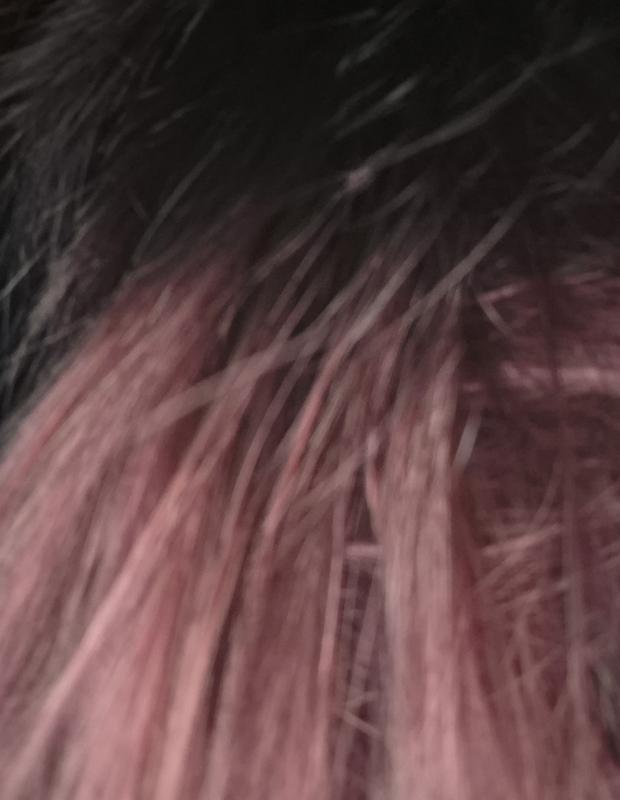 Result over my lighter underdye for reference as to just how different actual results are from marketed results.