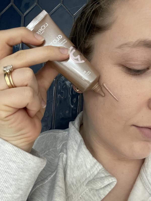 Product on skin