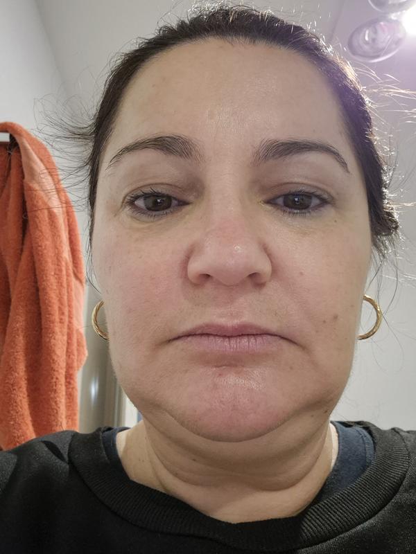 With it mixed into moisturiser