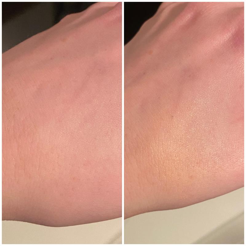 Before of the left, product on the right