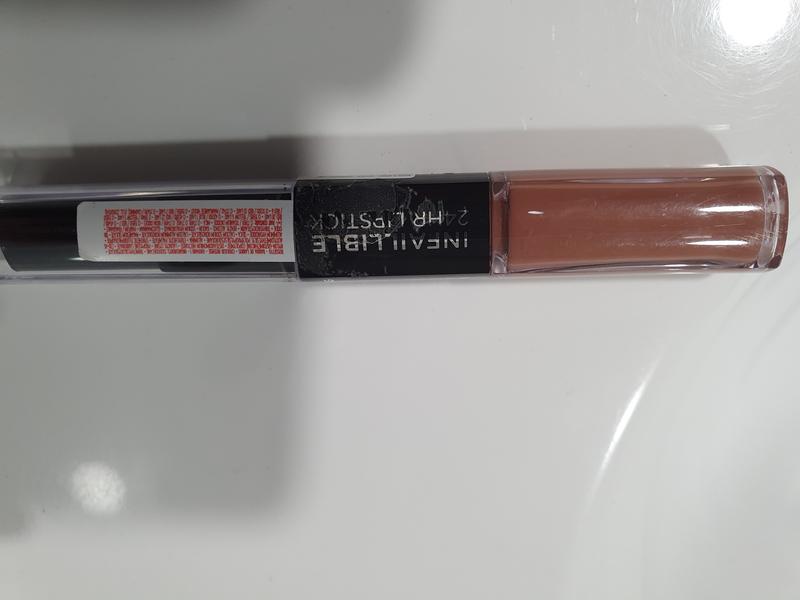 Great natural colour and suits red heads 🤩 Am wondering if I got it on special because of the incorrect spelling on the label? It says Infaillible, not Infallible 😁