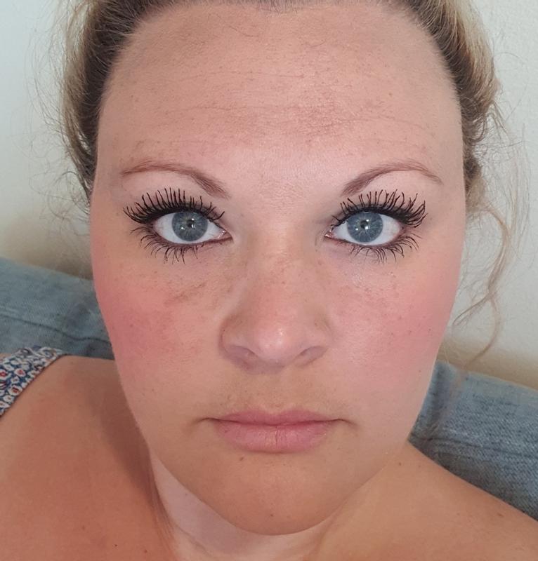 All natural. Just add volume million lashes mascara black!