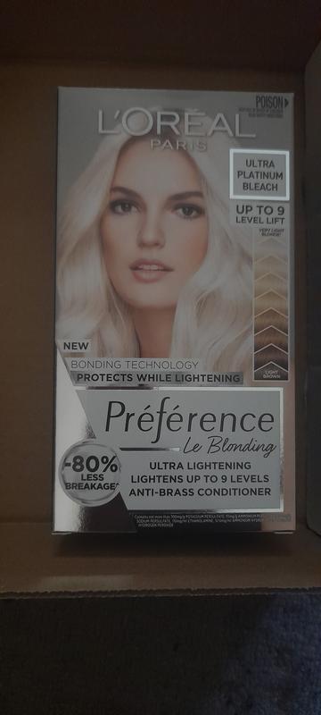 L'Oreal ultra platinum bleach