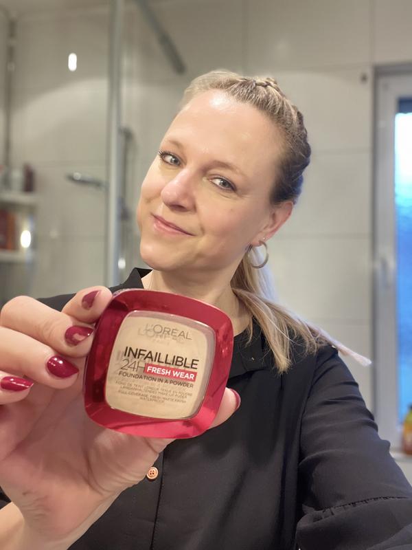 Total happy mit dem Puder
