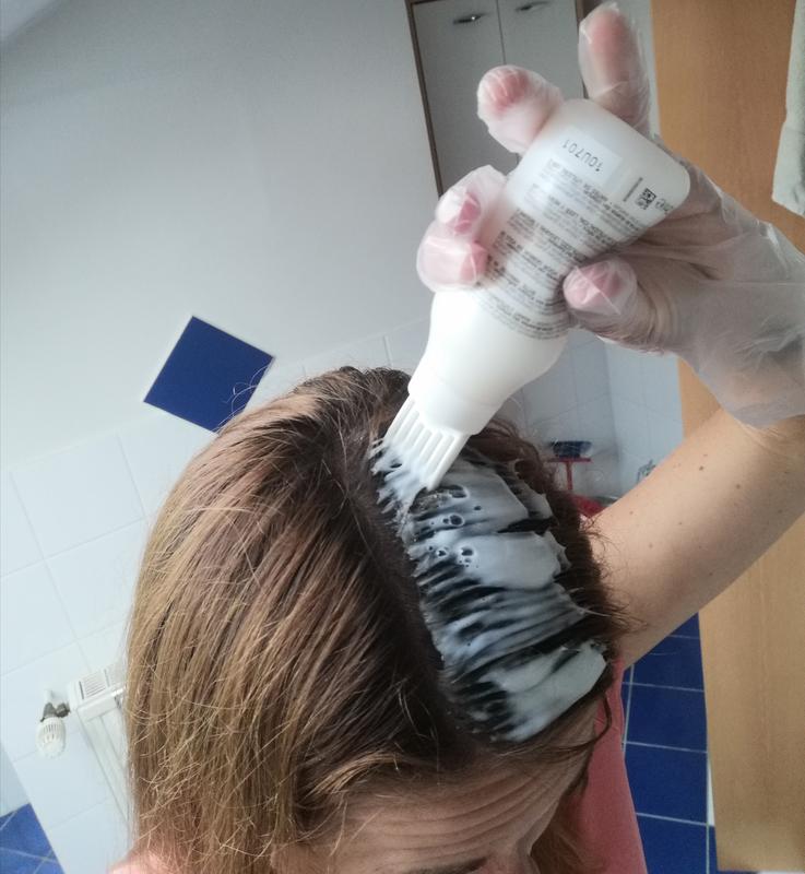 Die erste Farbe mit einem Kammaufsatz für mich. TOP