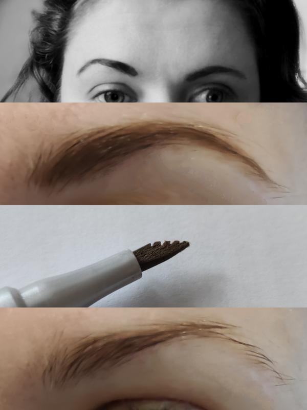 Man kann es dünn anwenden - natürliche Look, und intensive - wie Tatouge