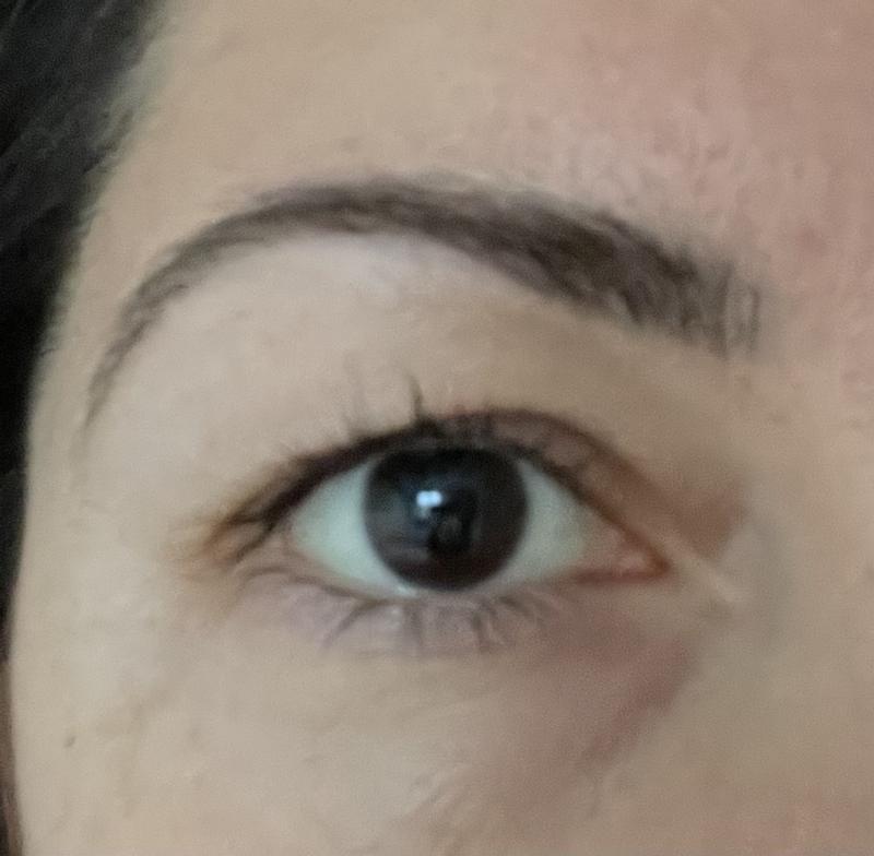 Vorher / Meine Wimpern ungetuscht