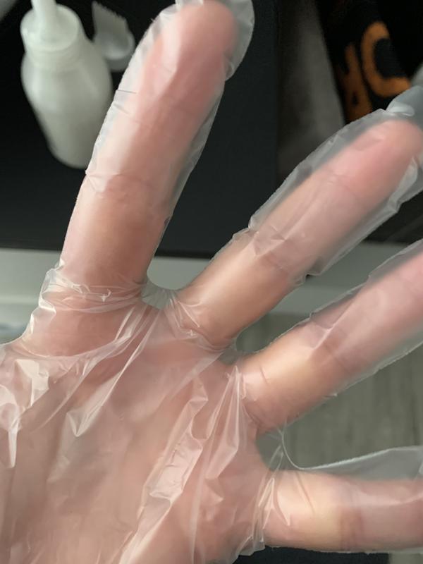 Zu enge Handschuhe