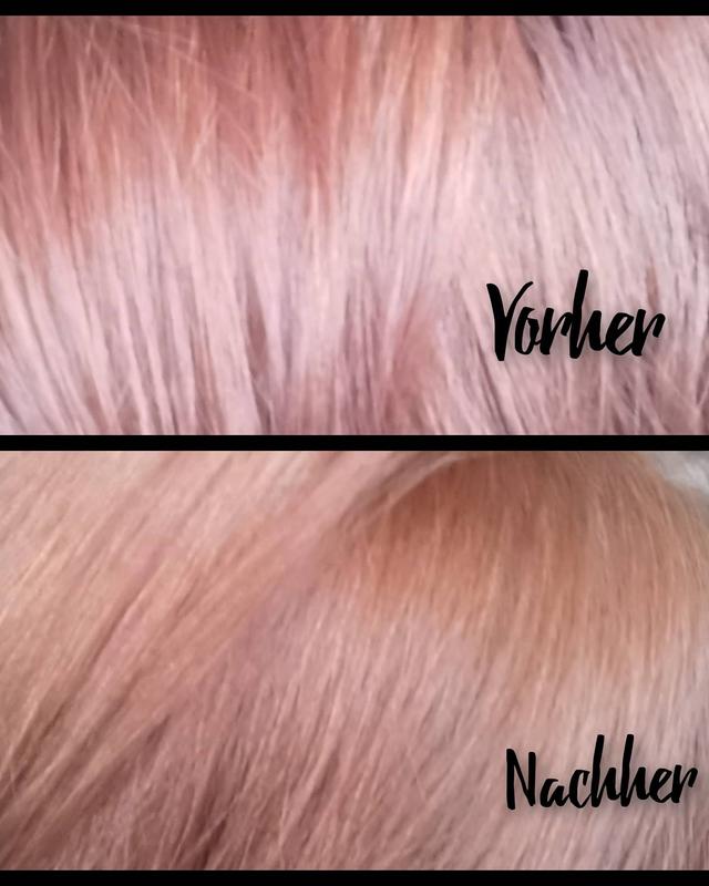 Farbergebnis vorher/nachher