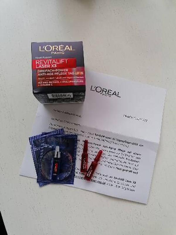 Produkttest Revitalift Laser X3 Creme