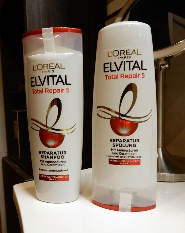 Spülung und Shampoo