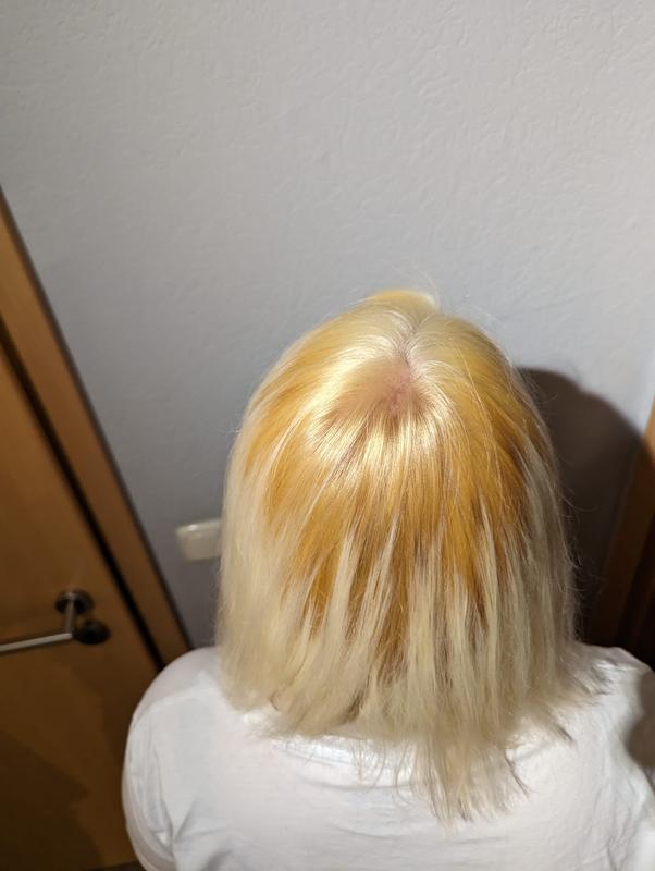 Ansatz ist komplett gelb geblieben... der rest war vorher aufgehellt.