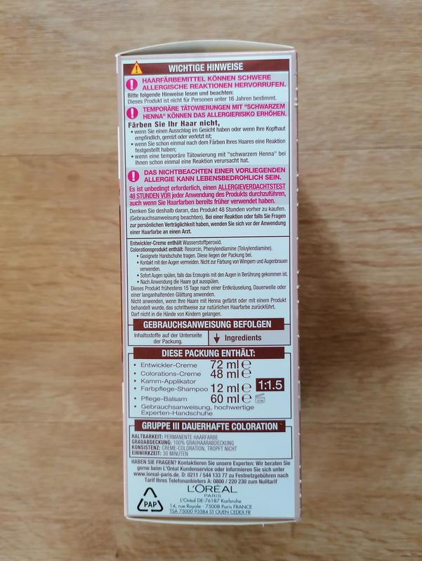 Verpackung Seite