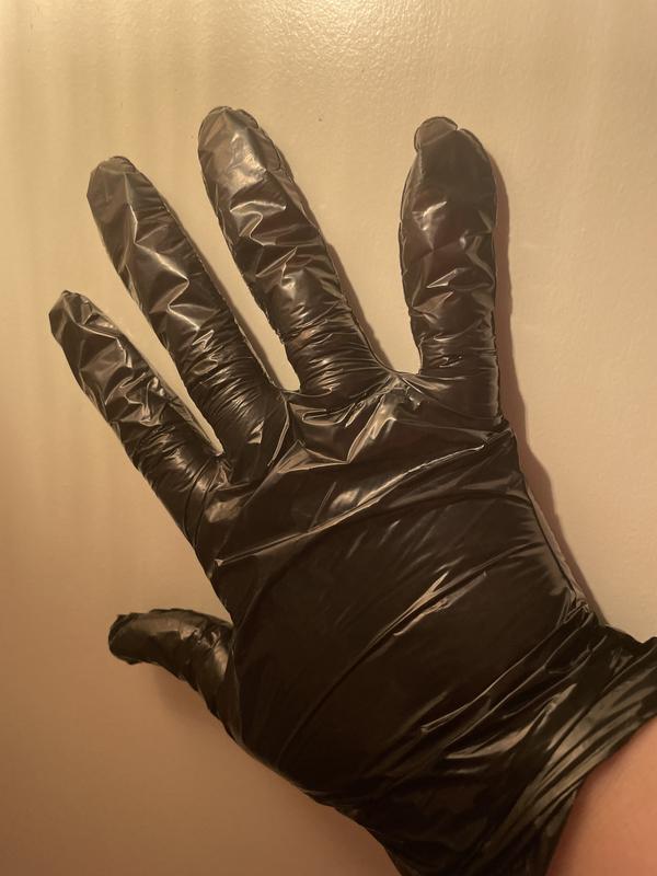 Handschuhe in schwarz sind etwas eng