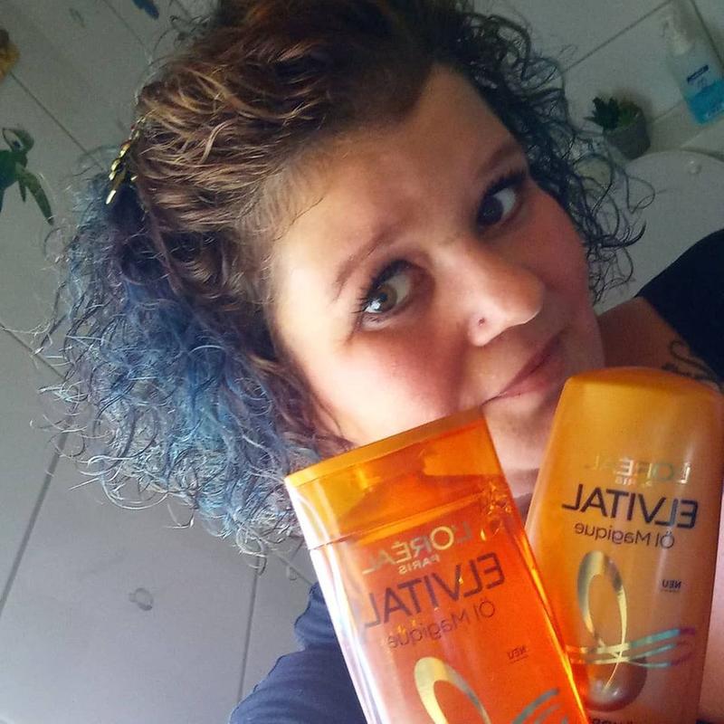 Die Spülung macht die Haare super weich