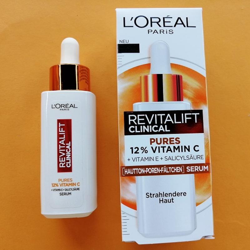 [Werbung] L’ORÉAL Paris Revitalift Clinical Pures 12 % Vitamin C + Vitamin E + Salicylsäure Serum