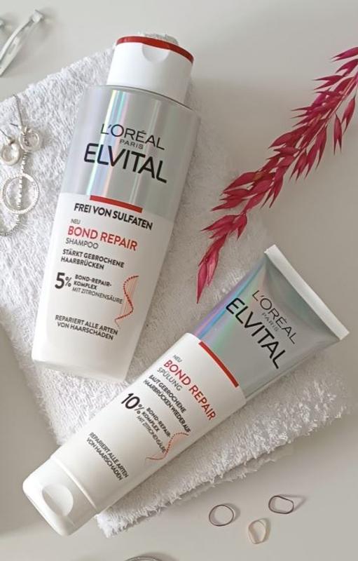 Elvital Bond Repair Shampoo und Spülung